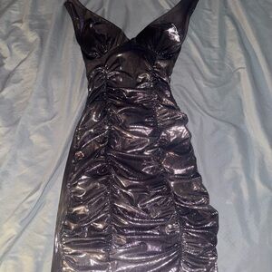 Eclipse Metallic purple dress